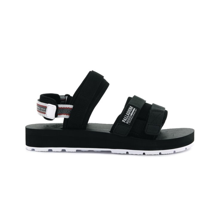 Sandales Palladium Outdoorsy Homme Noir | FR FYU123Q